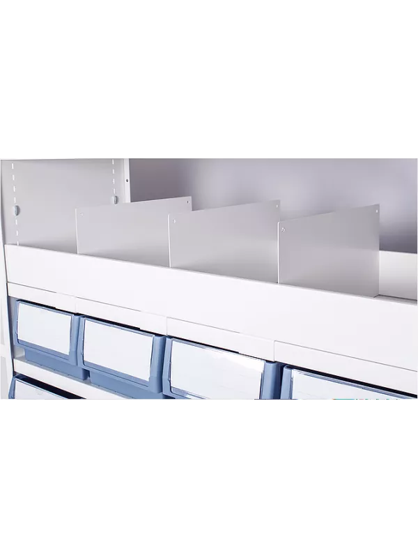 Anco Delta Plus Office Shelving - Full Back Cladding